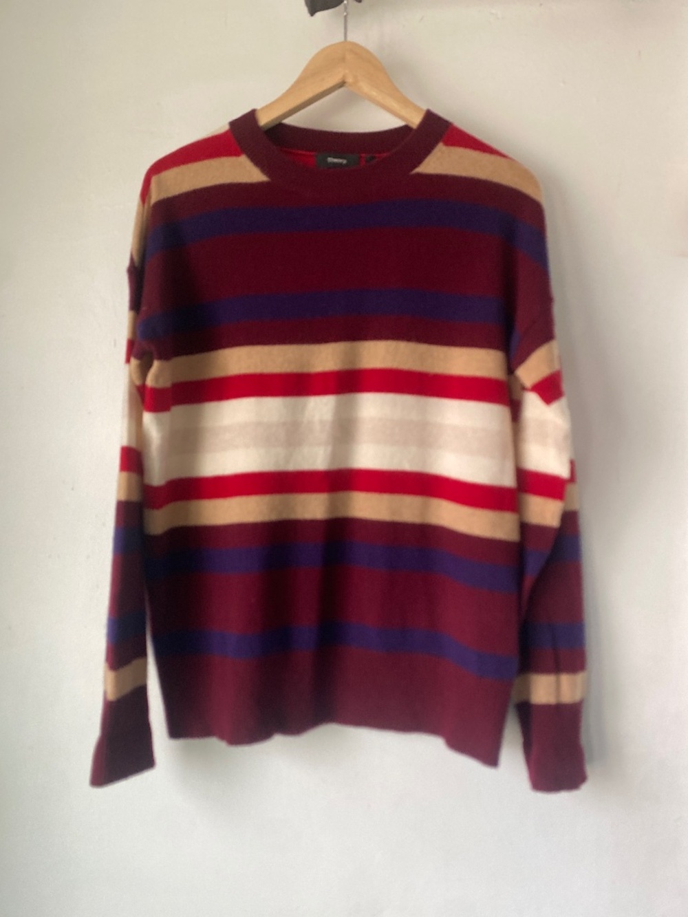 Theory M Cashmere Striped Sweater